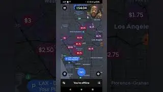 Uber Driver Map LA! 2023 Week 4 Tuesday Evening!