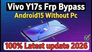 Vivo y17s Frp bypass | Google account remove | android 15 latest update 2026