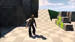 Smooth jump direction change