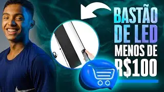 COMPREI UM BASTÃO DE LED POR MENOS DE 100R$ NA SHOPEE - UNBOXING