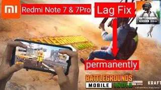 Redmi Note 7 BGMI Lag Fix |How To Fix BGMI Lag in Redmi Note 7 Pro | BGMI Lag Fix Android 2gb Ram