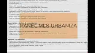 Exportar Datos de inmuebles desde el panel MLS Urbaniza