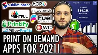 Try These 10 Shopify Print On Demand Companies In 2021 (Best Print On Demand Products On Shopify)