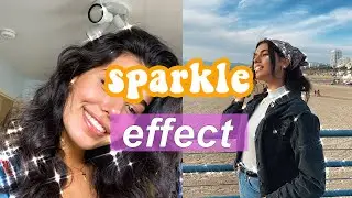 How to add sparkles to photos and videos FOR FREE | For iOS and Android