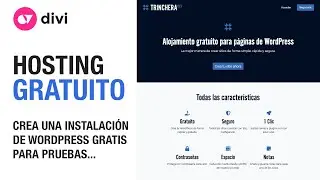 Trinchera DEV: Alojamiento gratuito para páginas de WordPress y Divi. Hosting WP de pruebas gratis.