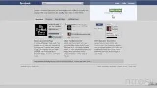 How To Create A Facebook Page - Basics !!