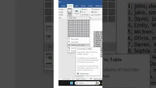 Convert Comma-separated Text to Table in Microsoft Word  
