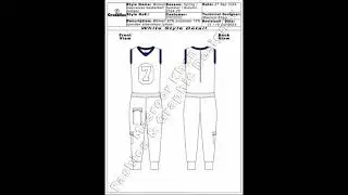 Women Round Armhole Basketball Jumper Design - By Masroor Khan