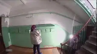 APARTMANI TEMİZLİYOR GİBİ YAPAN TEMİZLİKÇİ KADINLAR