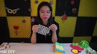 Hướng dẫn dùng đổ thủ công làm ra chiếc thiệp cực độc đáo | Hải DIY