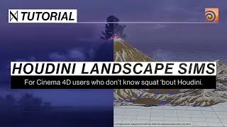 HOUDINI TUTORIAL | F🌋k it, let's make a Volcano [Houdini for Cinema4D users]