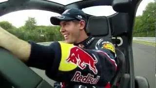 Renault Sport F1-Fahrer auf der Nordschleife am Nürburgring - Sebastian Vettel
