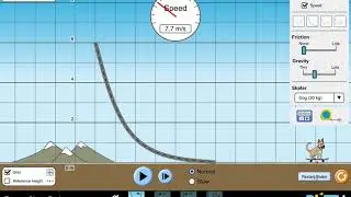 PhET Skateboard Ramp