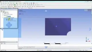 ANSYS'13 Static Structural analysis: Plate with hole | Ansys Workbench Tutorial for Beginners