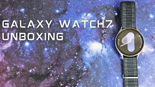 Silver Galaxy Watch7 Unboxing & Accessories!