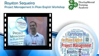 Royston Sequeira - Feedback on the Project Management In Plain English Workshop