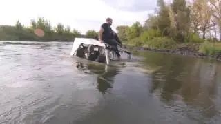 Бессмертный УАЗик. Как мы утопили УАЗик в речке / Марсоход терпит бедствие :)