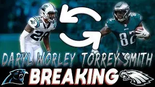 Eagles Trade WR Torrey Smith for Panthers CB Daryl Worley | Ronald Darby Trade? (NFL TRADE 2018)