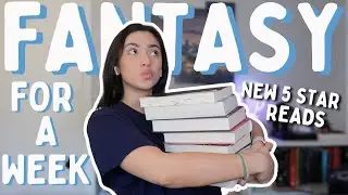 reading fantasy for a week 🧚🏼‍♀️🪄finding a new 5 star read