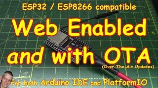 #258 ESP32 Web Pages AND OTA updates - just3️⃣libraries! ESP8266 also!