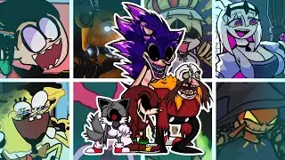 TRIPLE TROUBLE but Every Turn a Different Character Sings🎙(FNF Triple Trouble but Everyone Sing It)