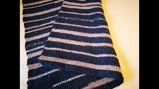Crochet: Floor rug made from blended yarn.