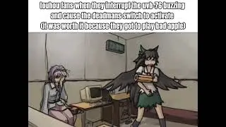 touhou uvb-76 bad apple meme
