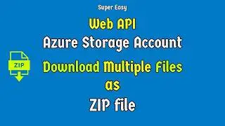 Download Multiple Files From Azure Storage Account | Web Api Download Files From Azure Storage