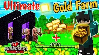 Build a Ultimate XP + Gold farm in Minecraft hardcore @lazygamer. #minecraft