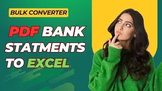 Convert PDF Bank Statements to Excel with Python | Full Tkinter Project Tutorial