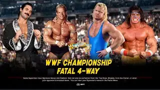 WWE 2K24: Lex Luger vs. Mr. Perfect vs. Rick Rude vs. Ultimate Warrior | 4K 60fps