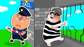 Kat play Police care Hamster criminal in Jail! Amazing Hamster