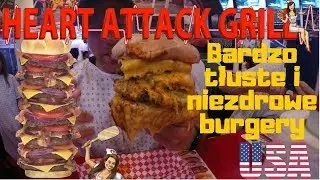 Biją Kaszuba za niezjedzenie cheeseburgera - Heart Attack Grill!!