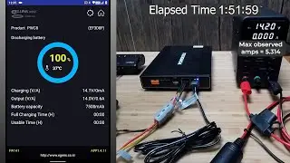 BlackboxMyCar PowerCell 8 Dash Camera Battery Pack - 5 Amp Charging Test