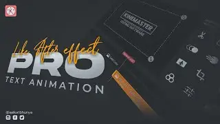 Smooth Text Animation In kinemaster | kinemaster |saikat Bhunya