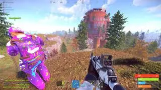 Sign painting and roaming with the crew (Rust 2021)