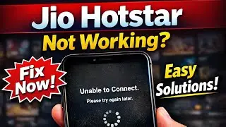 Jio Hotstar Not Working Today? | How to Fix JioHotstar App Not Opening Problem