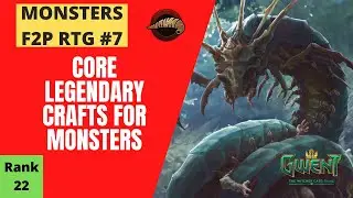3 Legendary Gold Cards Every Monsters Player Should Craft | Ep 7 | Monsters Road-to-Glory | Gwent