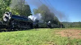 Steam Double Header Reading and Northern #2102 & #425