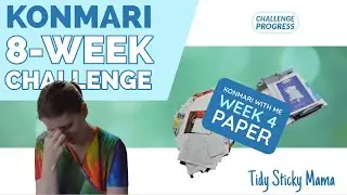 I *HATE* PAPER CLUTTER! | KonMari 8 Week Challenge | The Category I Hate the Most- Week 4: Paper