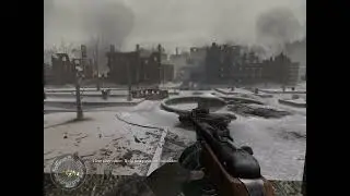 Call of Duty 2 | defending germen counter attack in city hall | RAVAN Gaming