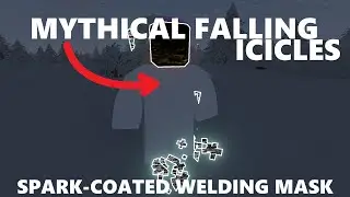 *NEW EFFECT* Mythical Falling Icicles Spark-coated Welding Mask | Unturned Mythical Showcase