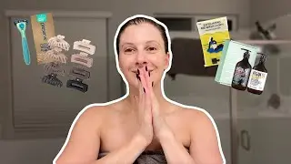 Get ready for bed with me! 😴 My nighttime shower routine, haircare, and skincare processes 🛀