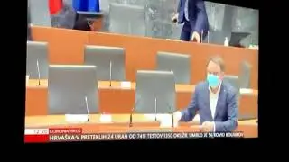WATCH: 6.3 magnitude earthquake shakes Slovenian Parliament, happens on live TV