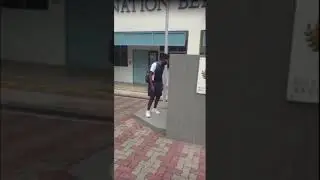 indian kid goes up school podium for no reason lol