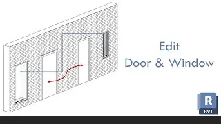 Edit Door and Window in Revit 2024