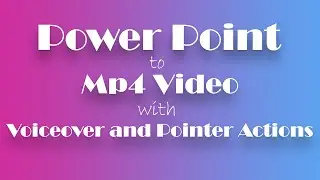 How to convert PPT/PPTX Slide Show to MP4 video with voice over narration without any extra software