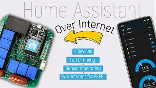 Home Automation using Home Assistant Over Internet for FREE!! | ESP32 Projects | IoT projects
