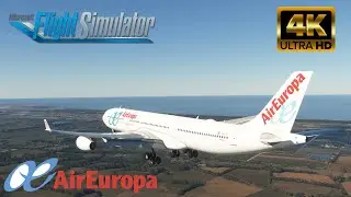 Microsoft Flight Simulator 2020 | A 340-300 | IVAO | Air Europa |  Londres - Roma | 4K