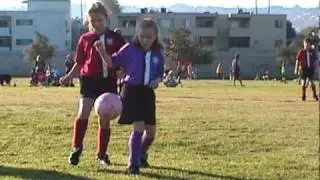 Jess and Ness Play Soccer